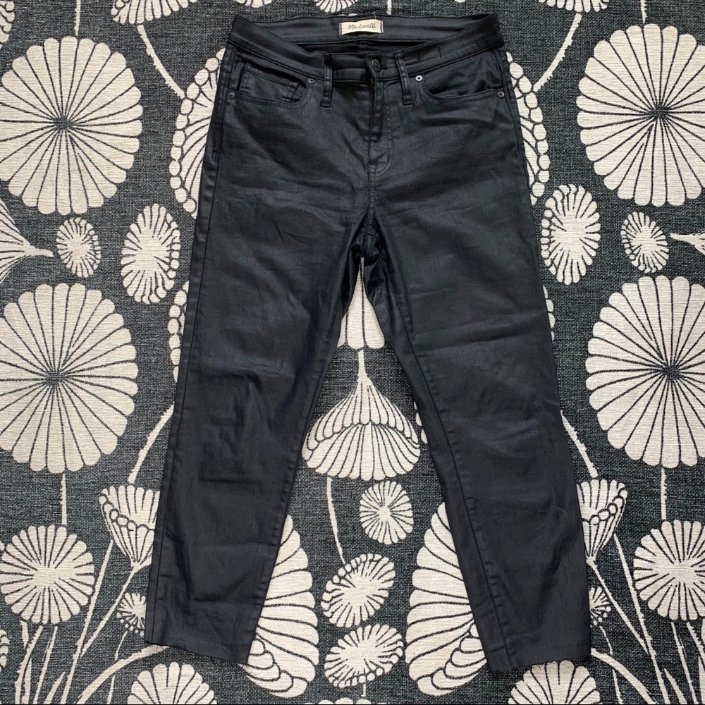MADEWELL 9” HIGH RISER SKINNY JEAN - COATED DENIM
